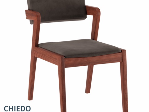  OM Austin半座沙发，Nubuk 57绒面革3d模型 