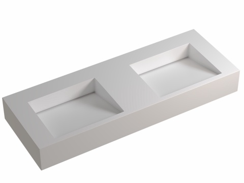  ABBER Stein AS2643悬挂式洗手盆3d模型 