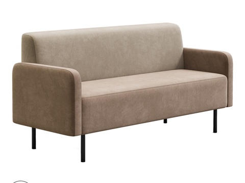  OM三人沙发EMILIA3d模型 