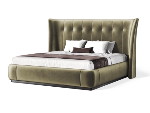  FIFTYFOURMS 芙蓉豪华床3d模型 