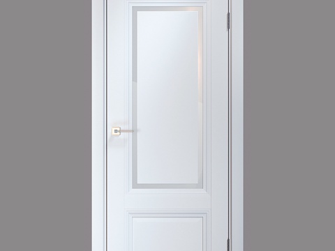  CARDA室内门 K-42款 柔白3d模型 