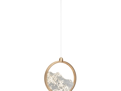  吊灯 金色 08024-1A,33 OM3d模型 