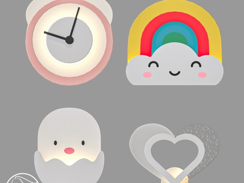  LampsShop.ru CB7004 壁灯 Funny A3d模型 