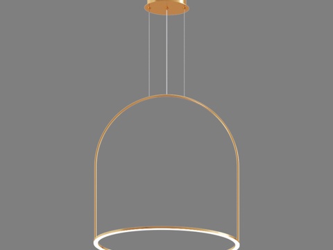  OM可调色温LED吊灯3d模型 