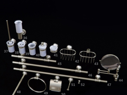  现代拉手 拉手 镜子3d模型 