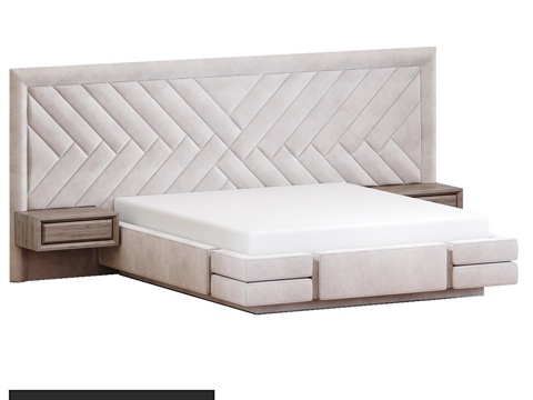  阿斯蒂床3d模型 