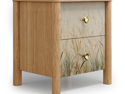  OM THE-IDEA 床头柜 BERGEN 0133d模型 