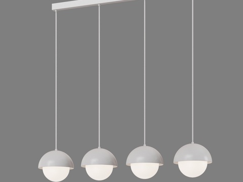  OM 玻璃灯罩吊灯 TK Lighting 10213d模型 