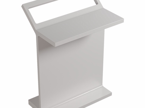  ABBER Stein AS1637带毛巾架浴室桌3d模型 