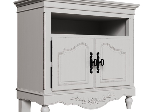  经典风格OM电视柜3d模型 