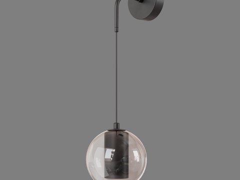  OM LED玻璃灯罩壁灯 Eurosvet 50258 C3d模型 