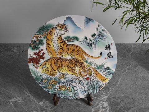  现代装饰摆件3d模型 