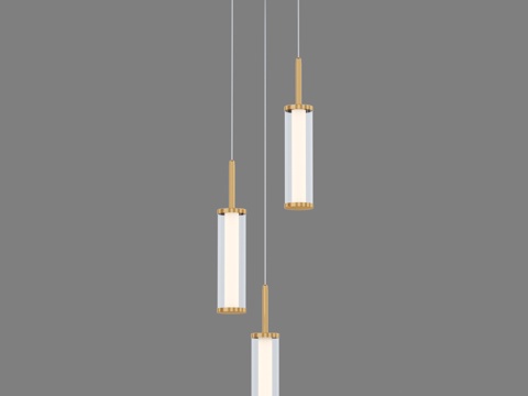  OM LED吊灯 Eurosvet 50386 3 LED3d模型 