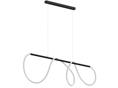  悬挂式LED线性灯带柔性霓虹灯L1003d模型 