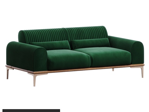  Fushe Straight 200 OM沙发3d模型 