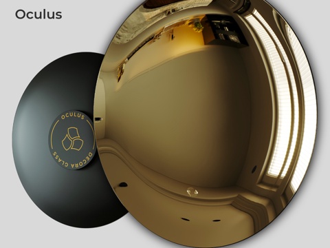  OM 艺术物件 镜面镶板 Oculus mod. 0403d模型 