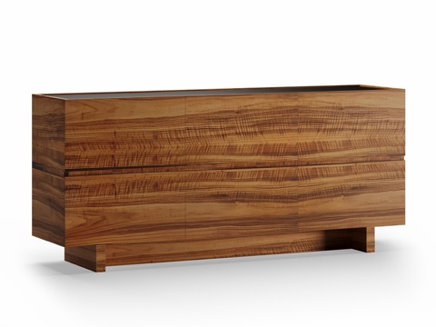  (OM) Kelly 橡木抽屉柜3d模型 