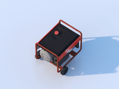  发电机 起电机 换能器3d模型 