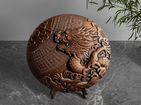  现代装饰摆件3d模型 