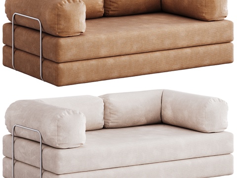  双人沙发3d模型 