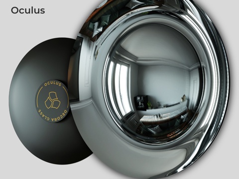  OM 艺术镜面装饰板 Oculus 型号 0473d模型 