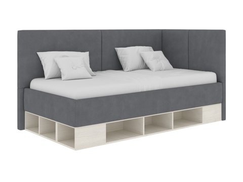  兰开斯特1号升降式脚凳床3d模型 