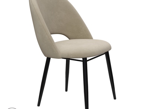  OM KUWAIT EASY HoReCa 餐吧椅3d模型 