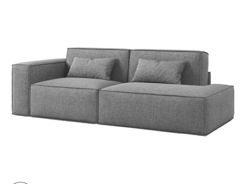  OM LOFT缝线沙发 0353d模型 