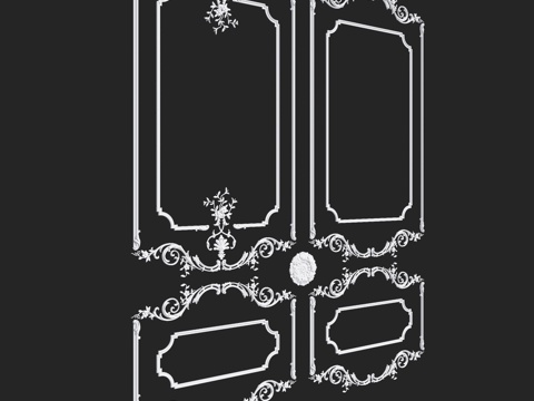  RosLepnina出品 ELINA 系列 4-5号框架3d模型 