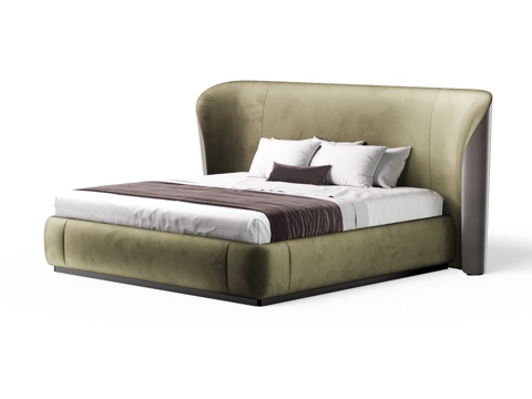  FIFTYFOURMS Vida经典床3d模型 