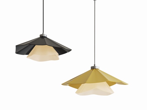 现代简约吊灯 餐厅吊灯su模型