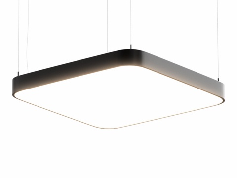  方形吊灯 BOX-SOFT3d模型 