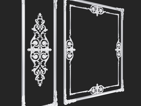  RosLepnina品牌索伦托系列7-8号框架3d模型 