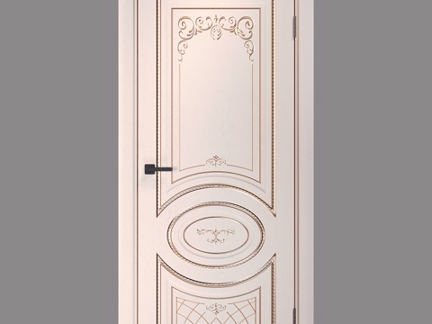  CARDA室内门 Novella 灰白梣木款3d模型 