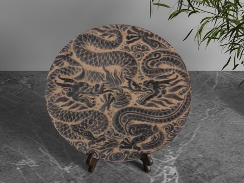  现代装饰摆件3d模型 