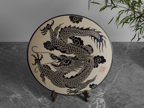  现代装饰摆件3d模型 