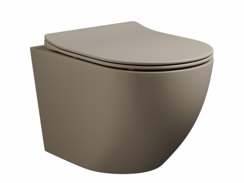  ABBER Bequem AC1101 壁挂式马桶3d模型 