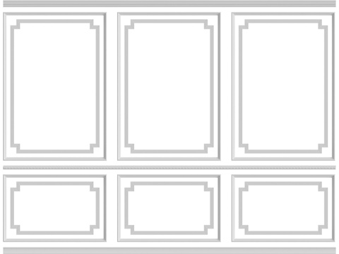  墙面装饰材料111号3d模型 