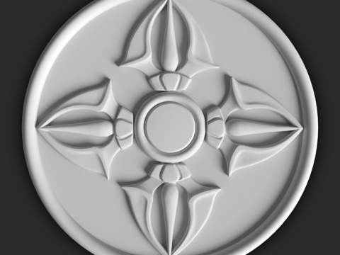  迪卡特面板-54 302x302x28mm3d模型 