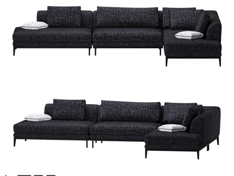  沙发 LoftDesigne 34114 型号3d模型 