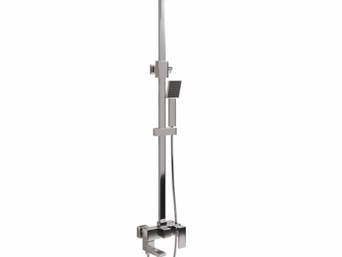  ABBER Daheim AF8216 带出水口的淋浴架3d模型 