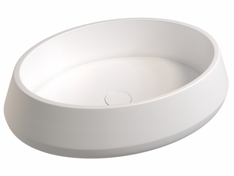  台面式洗手盆 ABBER Stein AS26053d模型 