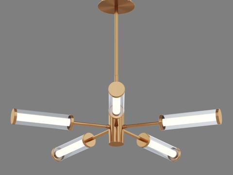  OM LED吸顶灯 Eurosvet 50386 5 LED3d模型 