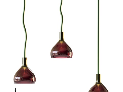  JazzJam出品OM穹顶吊灯3d模型 