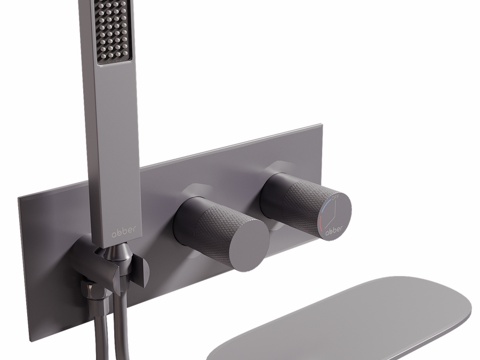  ABBER圆形水龙头AF87313d模型 