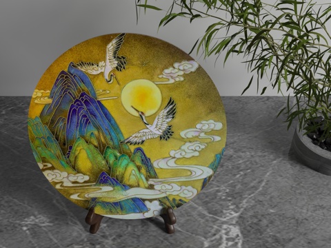  现代装饰摆件3d模型 