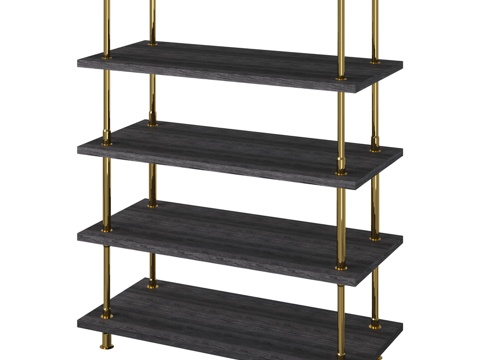  OM Time Era 带木质层板书架3d模型 