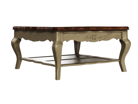  OM 经典风格咖啡桌3d模型 