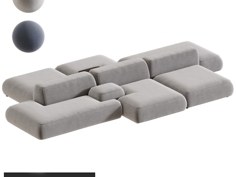  模块化沙发Genrih OM3d模型 