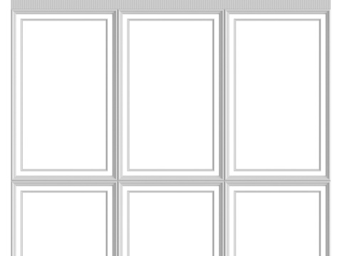  墙面装饰材料113号3d模型 